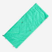 KIDS’ SLEEPING BAG MH100 20°C - TURQUOISE