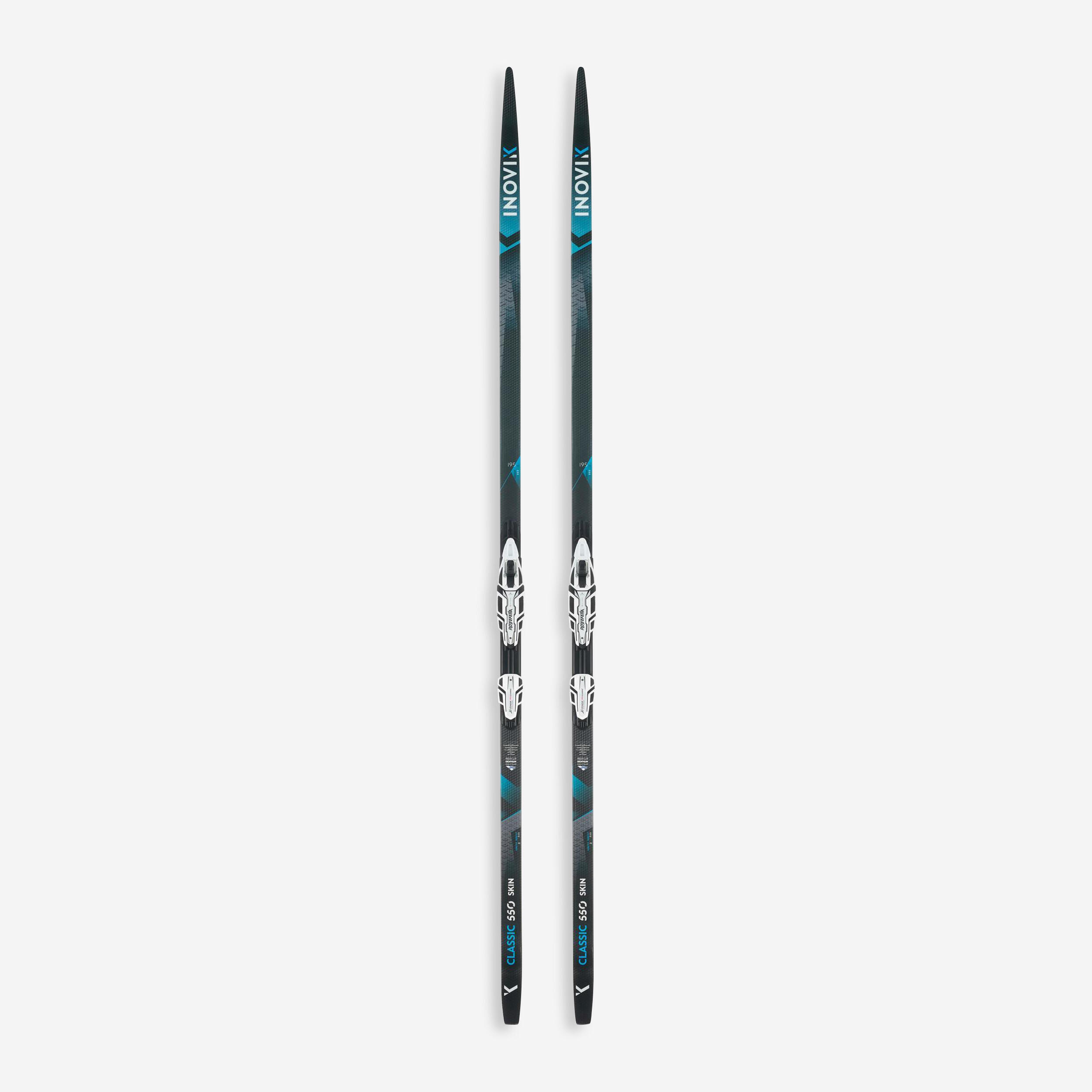 Classic 550 cross-country skis with skins - Cambre SOFT + XCELERATOR PRO binding