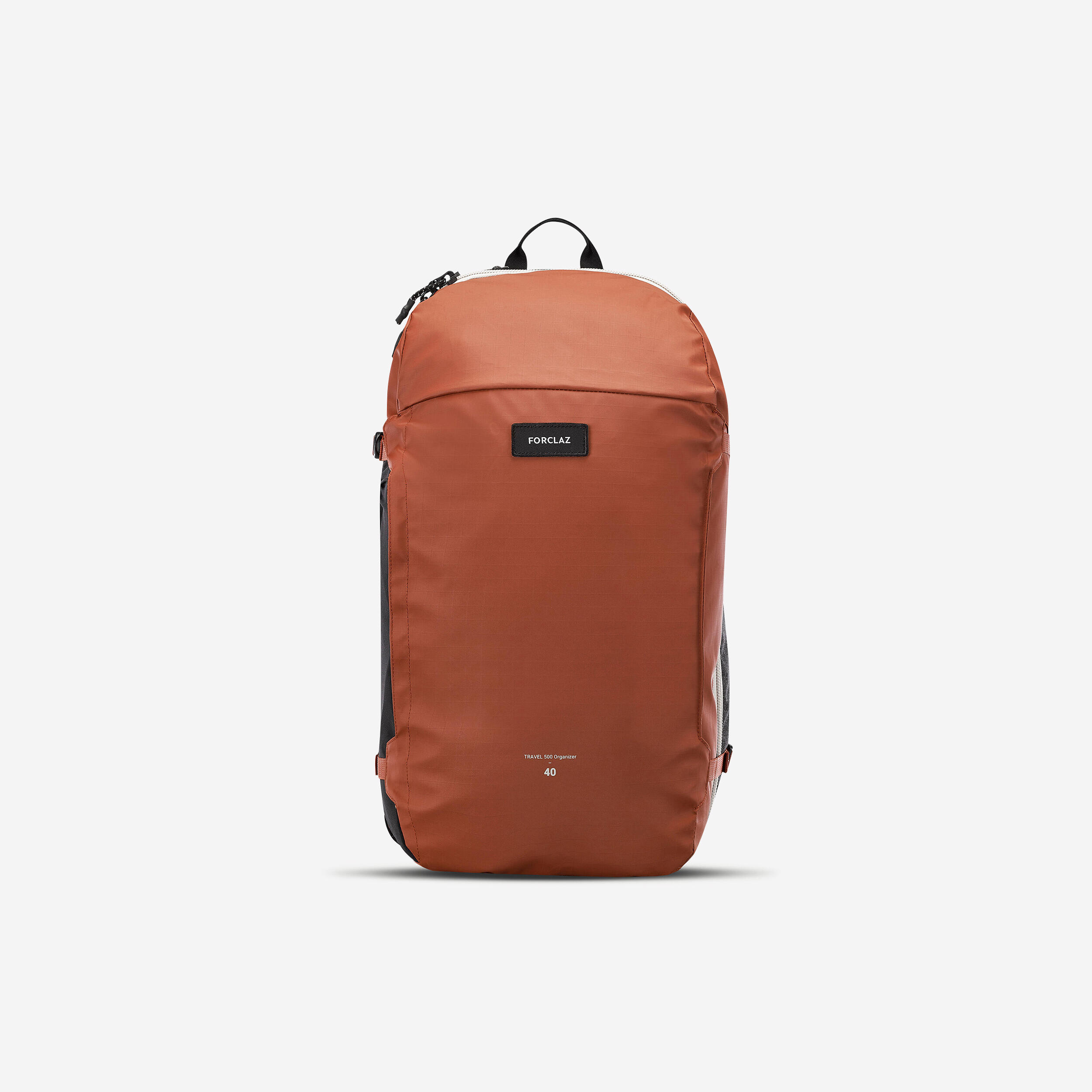 FORCLAZ Travel Backpack 40 L - Travel 500 ORGANIZER Orange