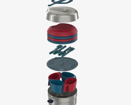Set De Cuisine De Camping Antiadhésif Pour 4 - MH500