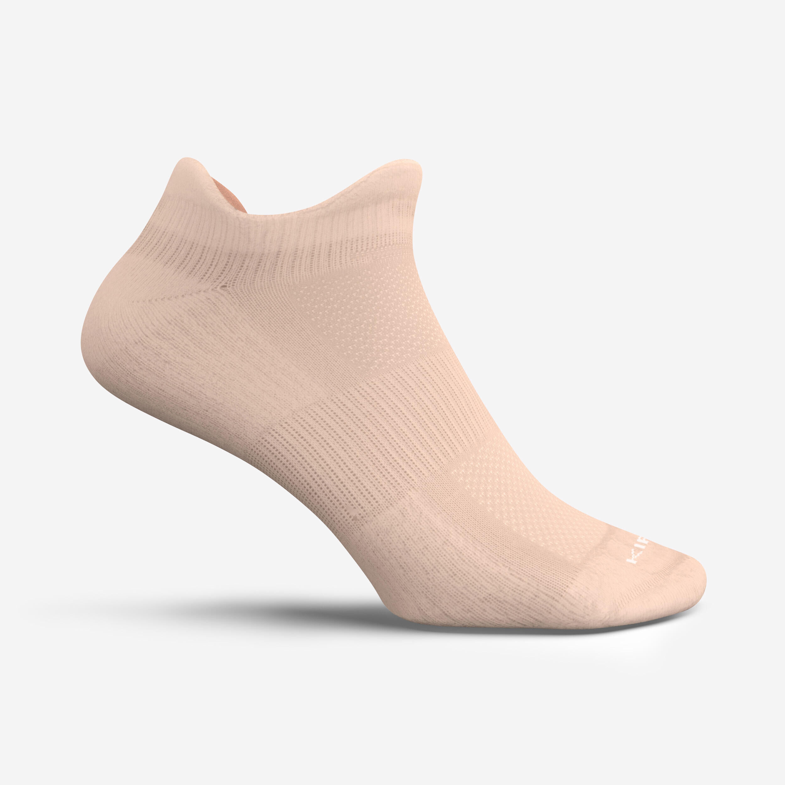 KIPRUN Running Fine Invisible Socks Run 500 x2 - pink
