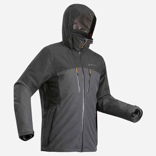 
      Vīriešu ūdensnecaurlaidīga trekinga jaka “trīs vienā” “Travel 500”,-10°C, melna
  