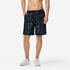 Men Sports Gym Shorts   Polyester With Zip Pockets Camo Print