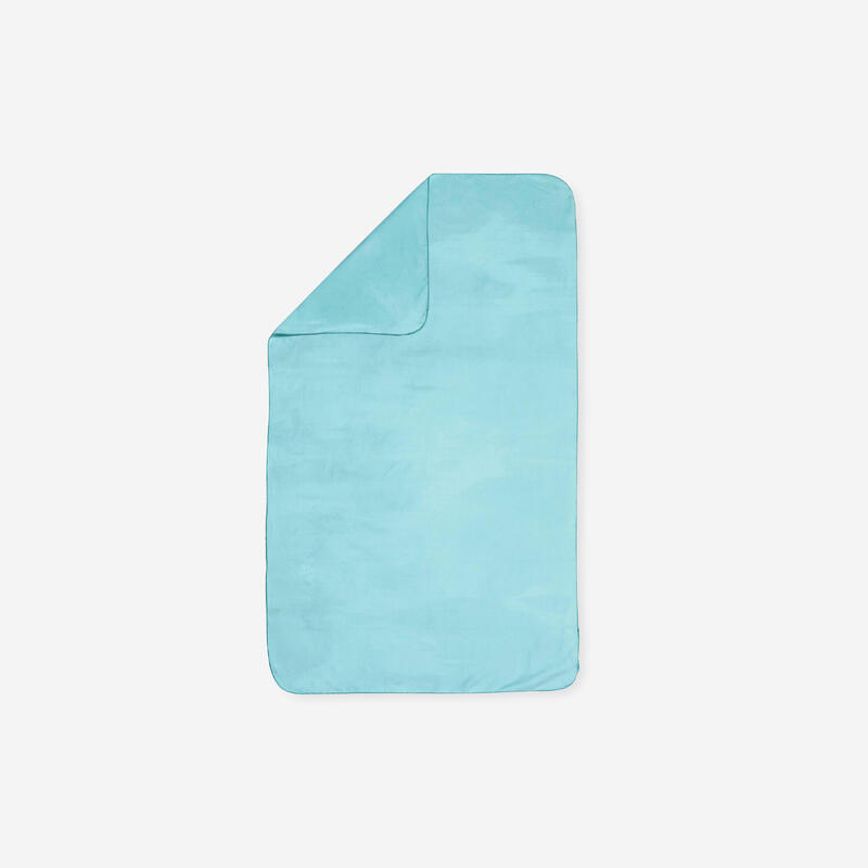輕便微纖維毛巾L號80 x 130 cm－淡綠色
