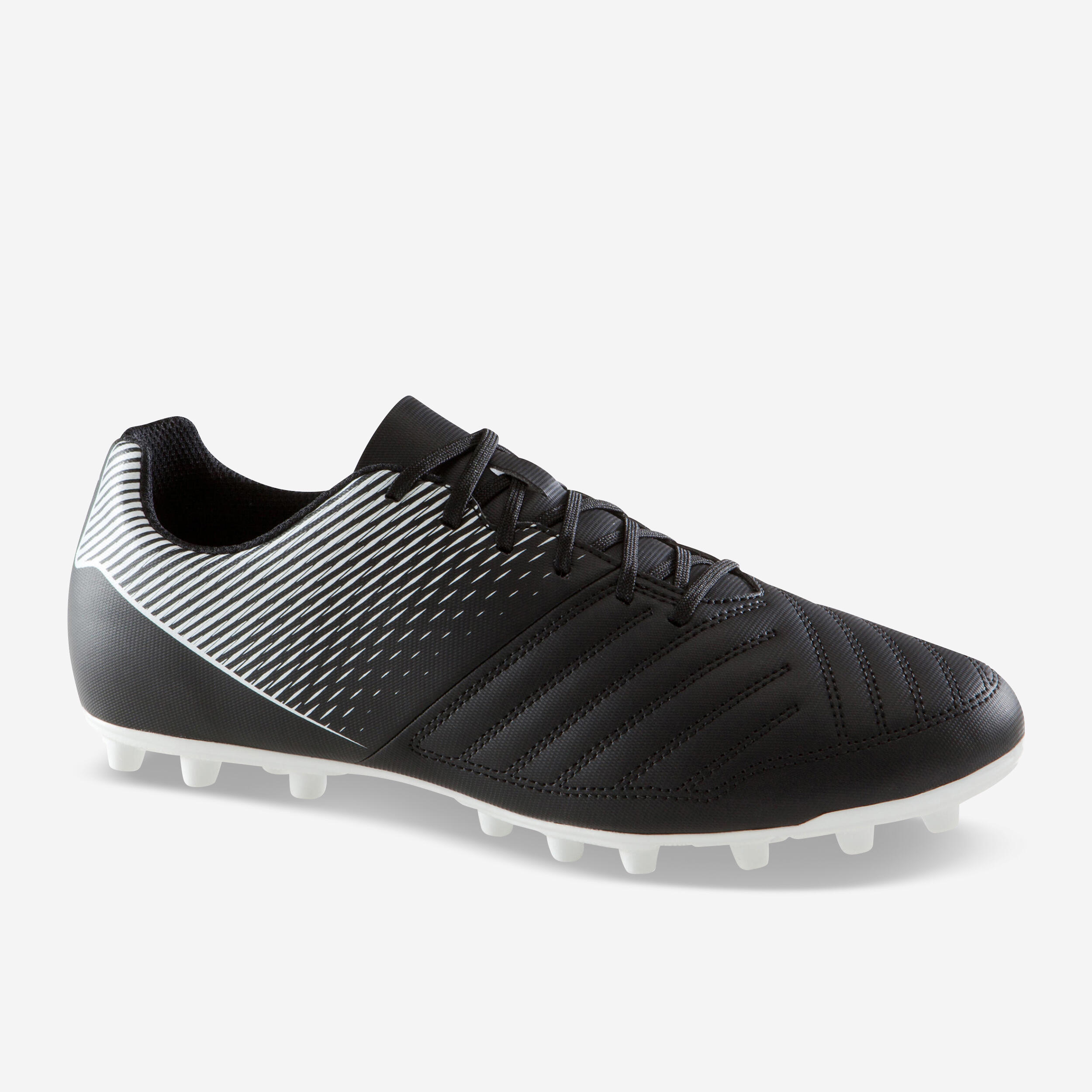 Chaussure de soccer adulte terrains secs Agilité 100 FG adulte noire - KIPSTA