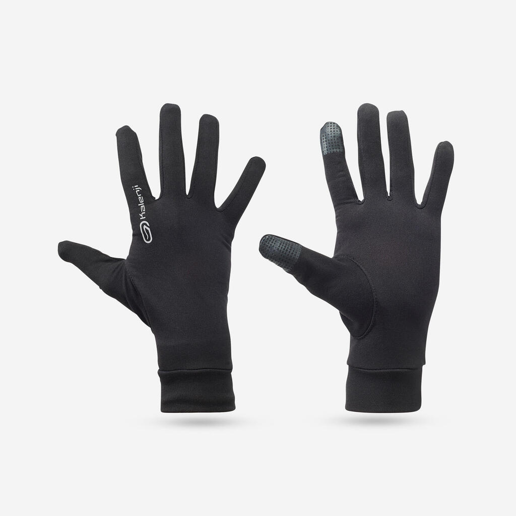 Lauf-Handschuhe Touchscreen Funktion - Run 100 schwarz