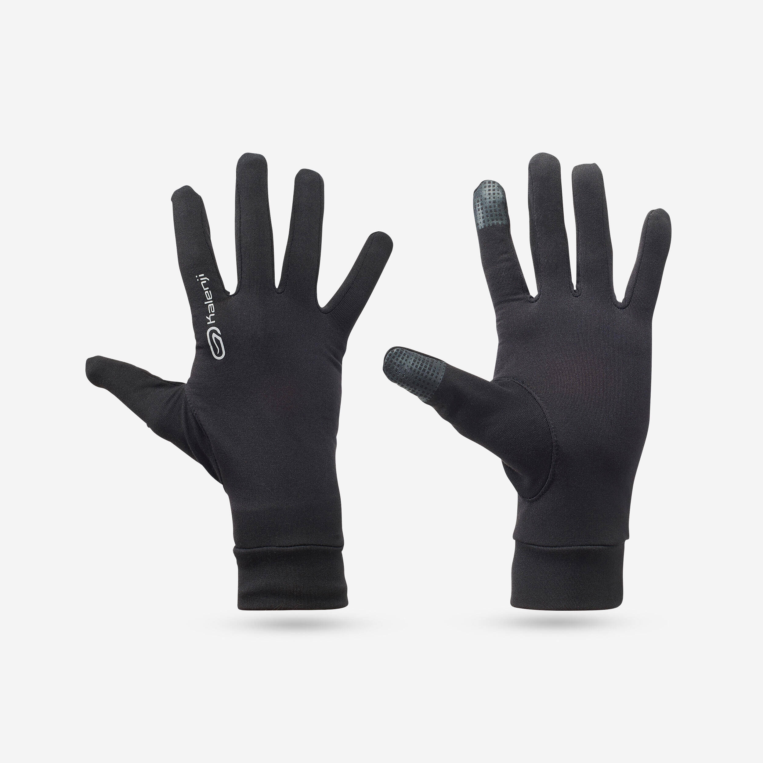 TACTILE RUNNING GLOVES - BLACK -  1