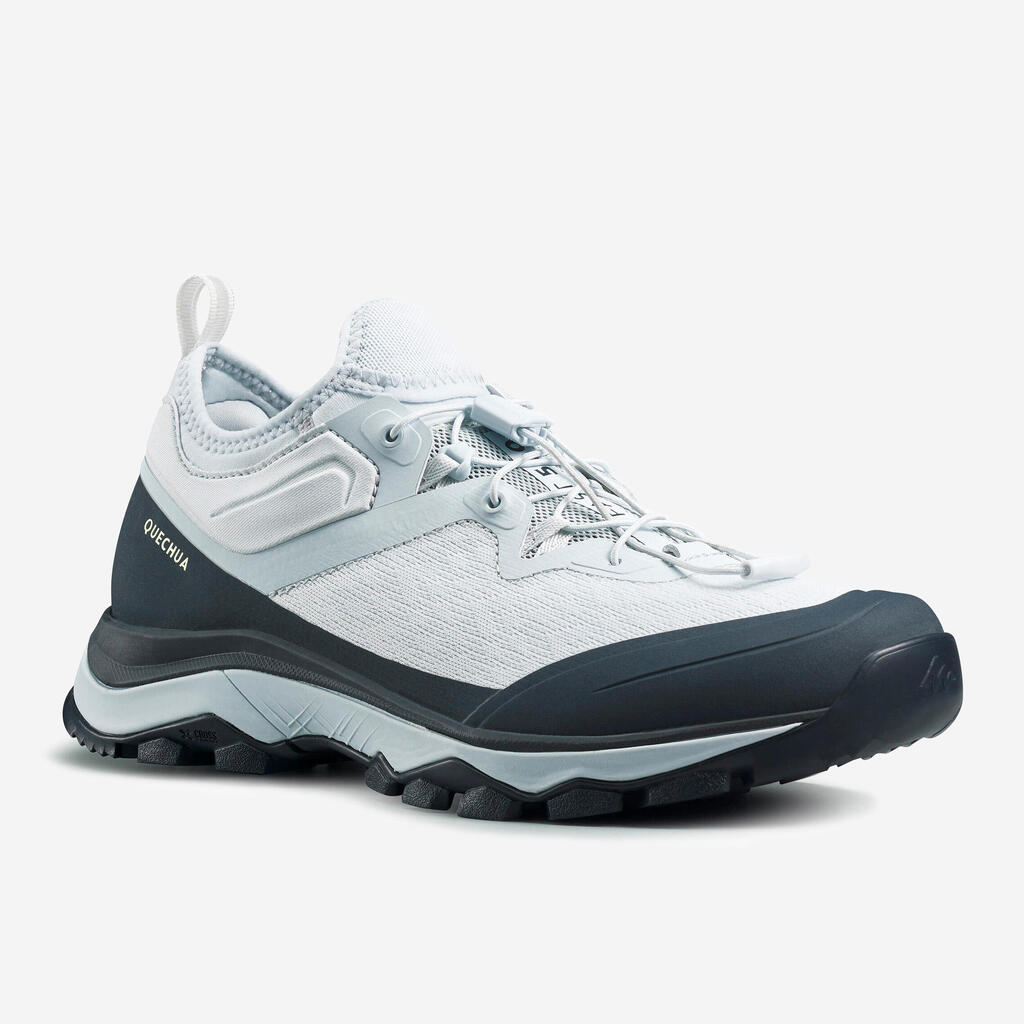 Tenis de senderismo rápido ultra ligeros para mujer FH500 Ice Blue