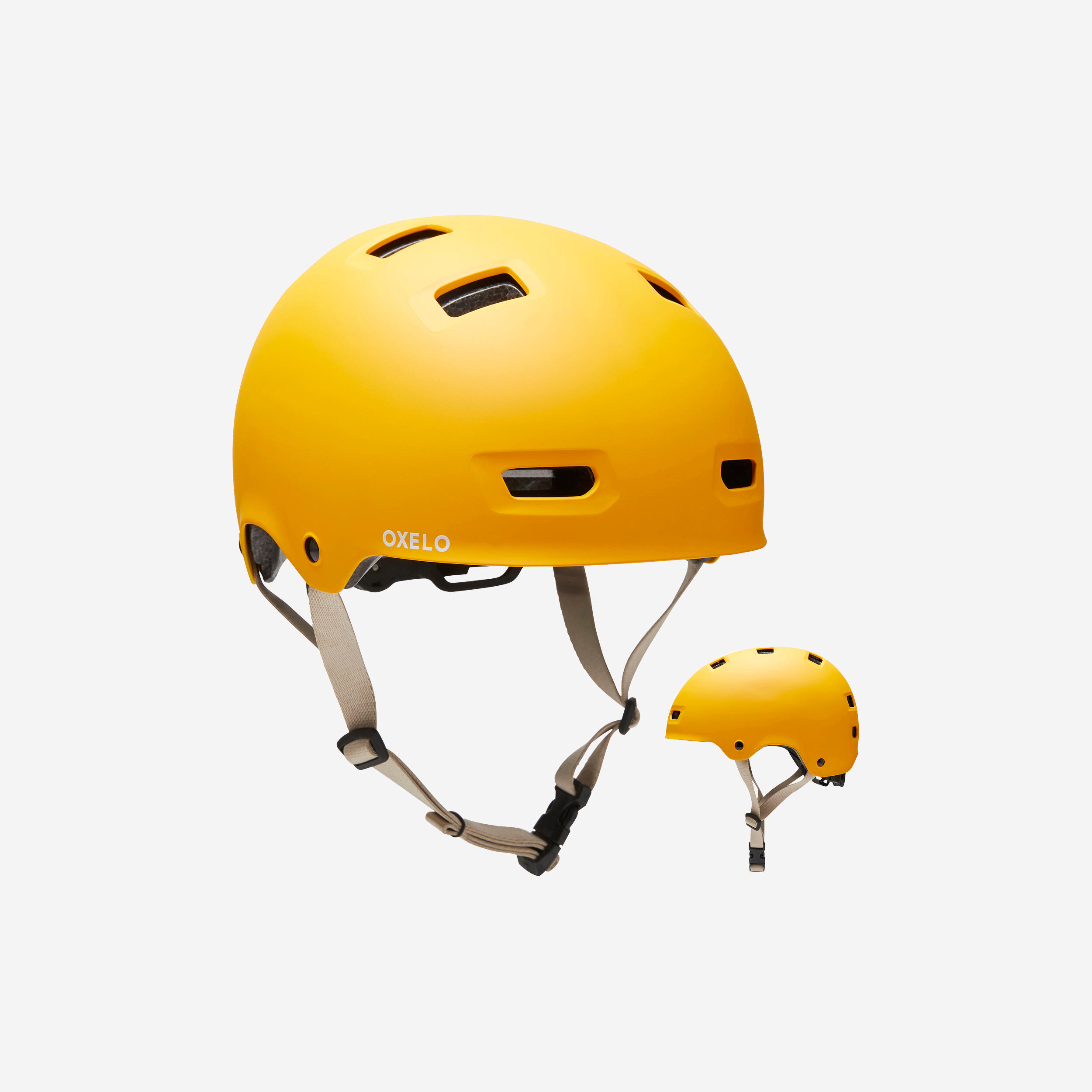 OXELO Inline Skating Skateboarding Scootering Helmet MF500 - Yellow