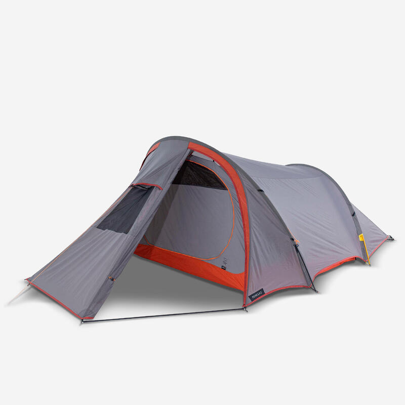 Tunneltent voor trekking MT900 Ultralight 3 personen grijs