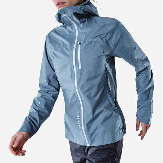 
      Women’s ultra-light waterproof fast hiking jacket - FH500 Rain - Blue
  
