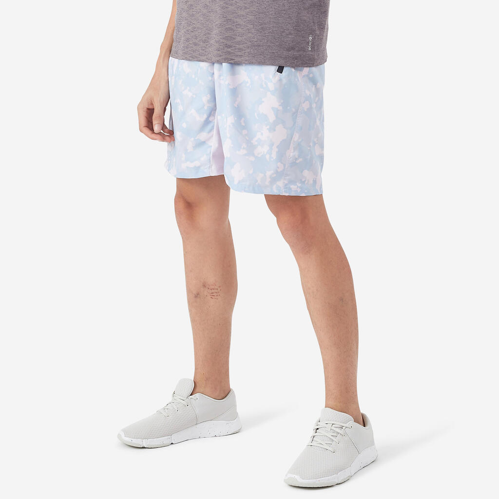 Shorts mit Reißverschlusstaschen - lila 
