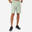 Short de fitness essentiel respirant poches zippés homme - vert