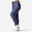 Women's phone pocket fitness high-waisted leggings, dark grey