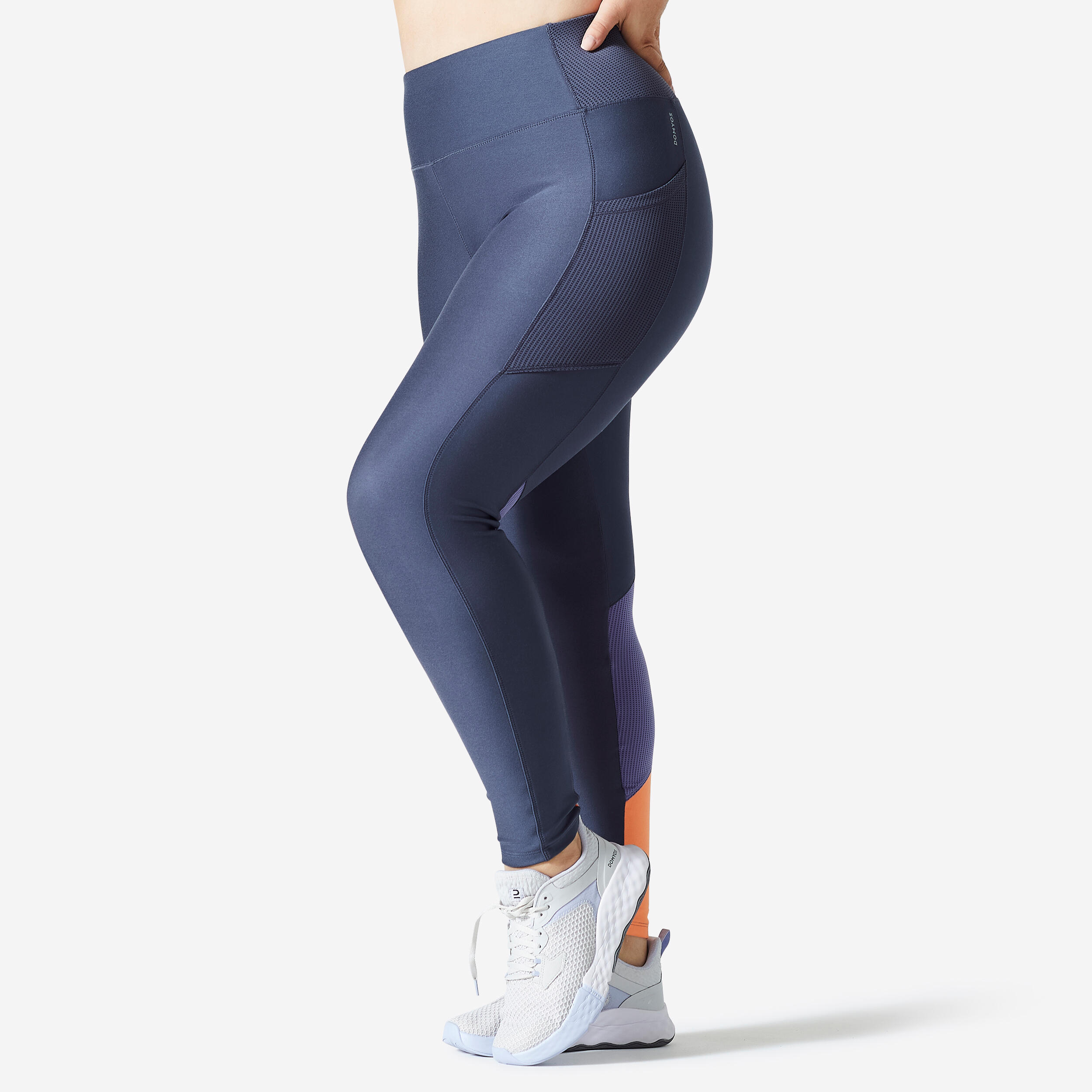 Decathlon Domyos High-waisted Seamless Fitness Legging with Phone Pocket,  Women's Fashion, Activewear on Carousell