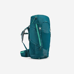 Sac à dos de randonnée 40+10L confortable et ventilé enfant, MH900 bleu