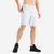 Short de fitness avec poches zippées, bleu délicat