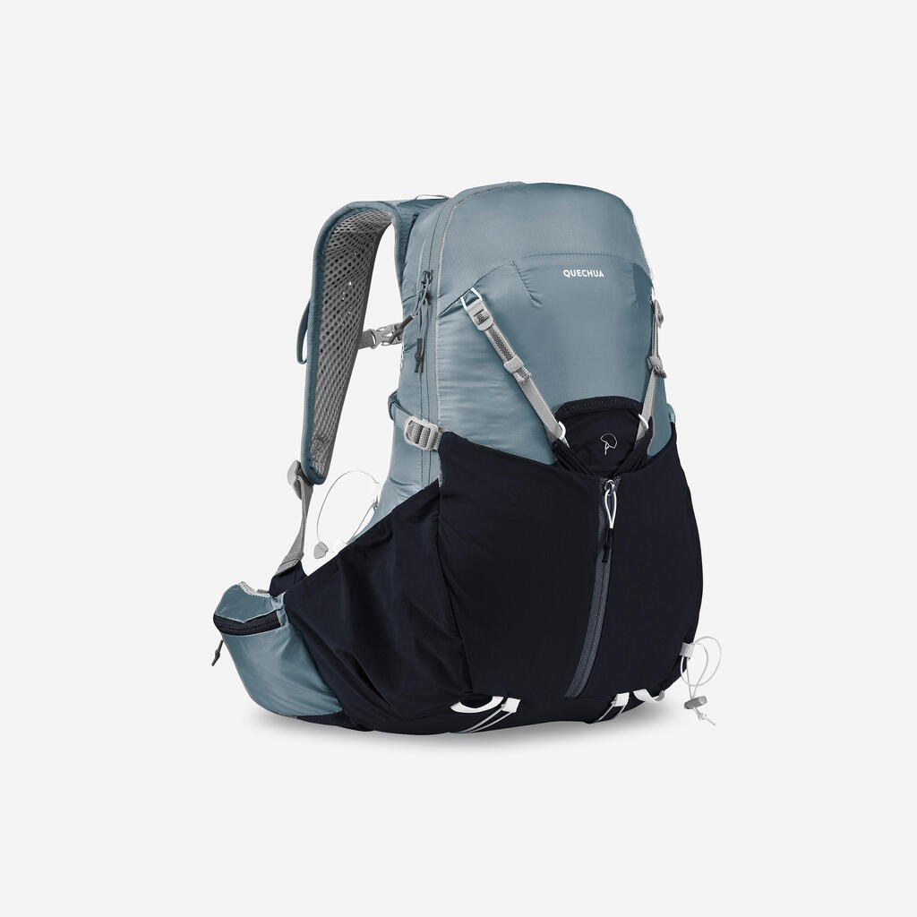 MOCHILA ULTRA LIVIANA DE SENDERISMO RÁPIDO MUJER FH 500 AZUL