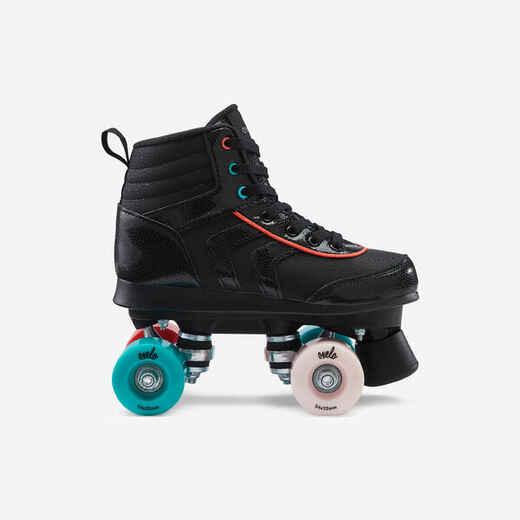 
      Kids' Roller Skates Quad 100 - Black
  