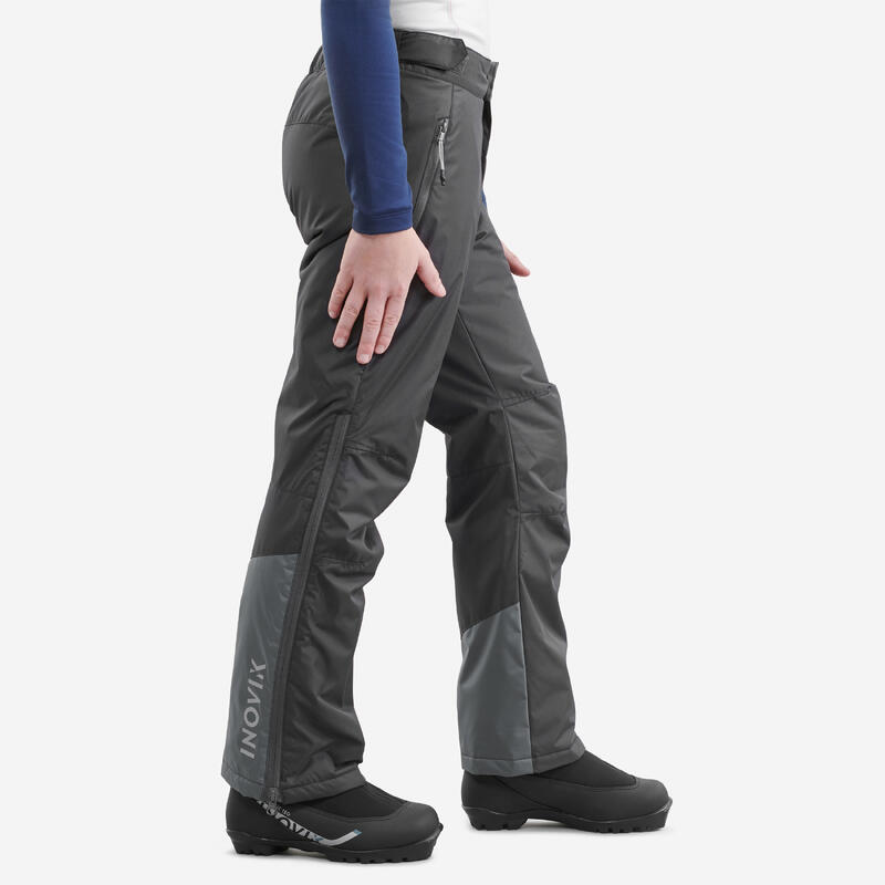 Pantaloni sci di fondo bambino XC S 100 grigi