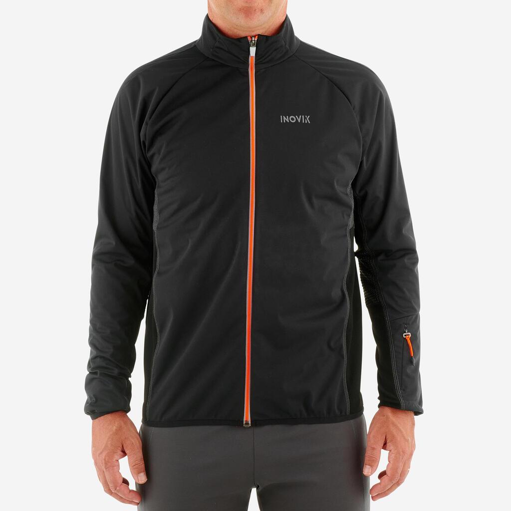 Crna muška jakna za kros-kantri skijanje XC S JKT 900