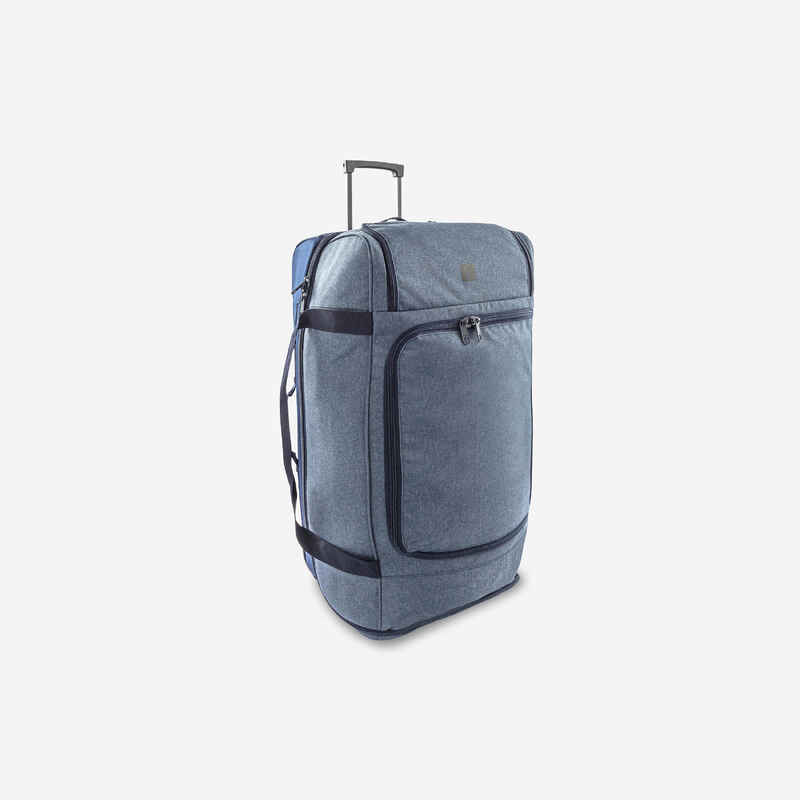 Large football travel suitcase, slate