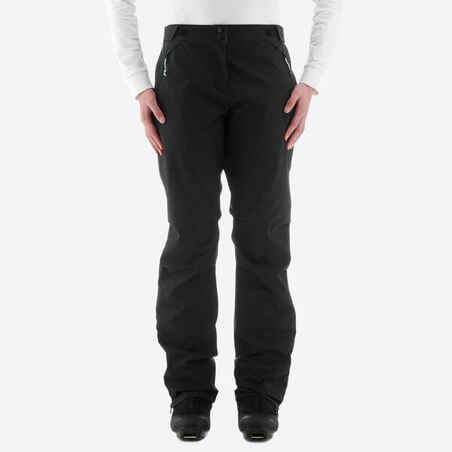 WOMEN’S CROSS-COUNTRY SKIING OVER TROUSERS 150 - BLACK