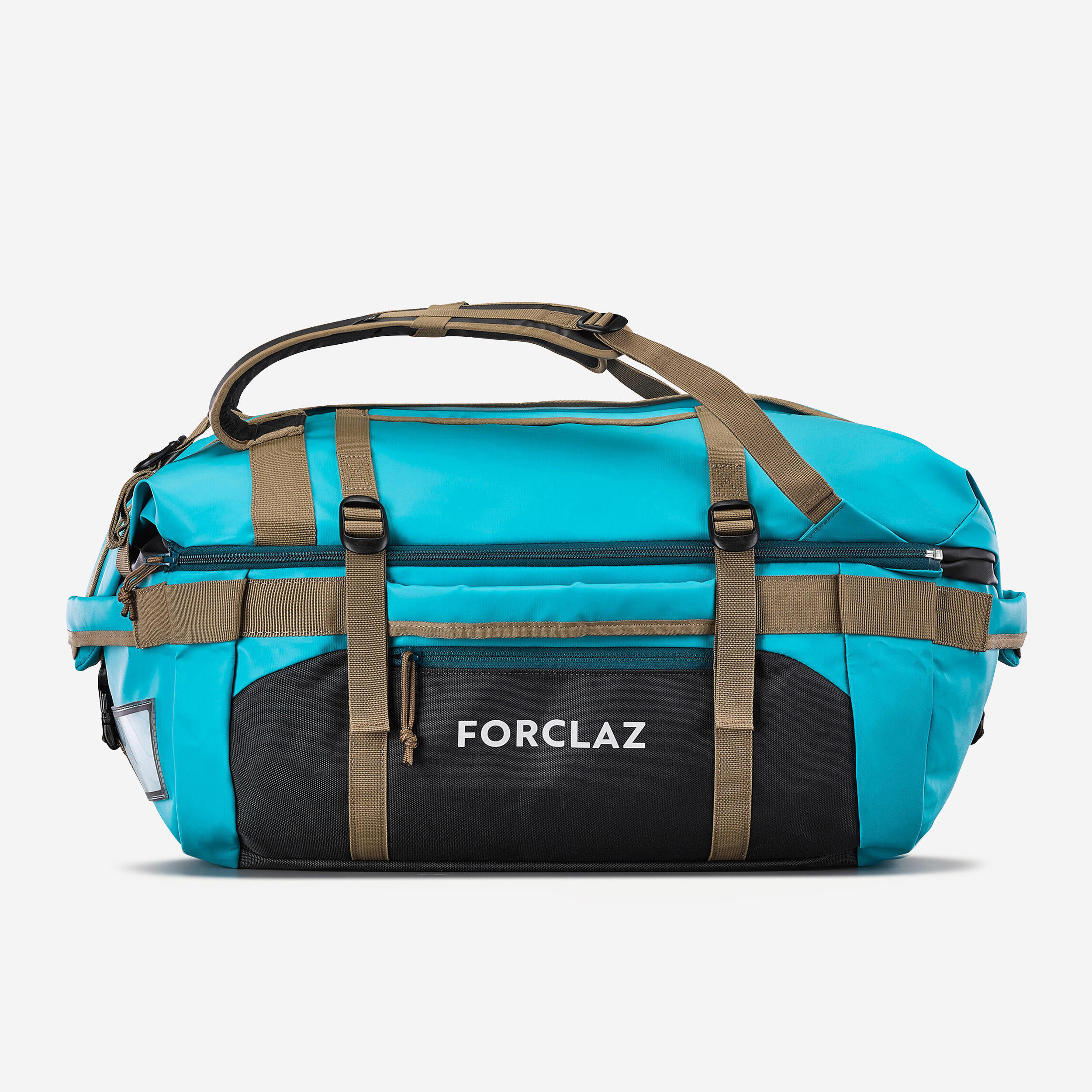 Forclaz - Sac De Transport De Trekking - 40 L À 60 L - Duffel 500 Extend - Sac De Voyage - Sac A Dos Accessoires Randonnee Trek - Bleu-gris - 40l - Decathlon