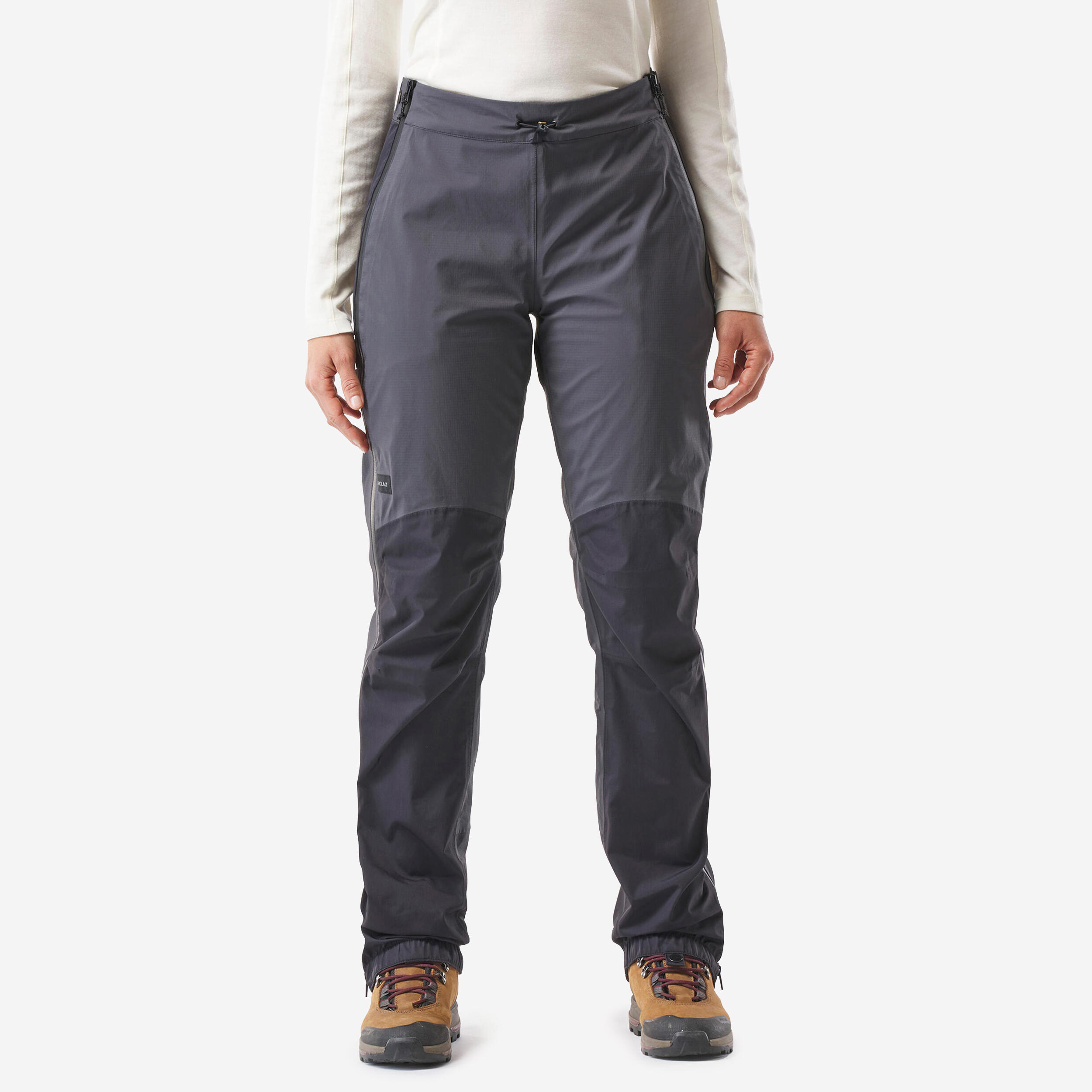 Forclaz - Sur-pantalon Imperméable 20 000 Schmerber - Mt900 Noir - Femme - Surpantalon - Randonnees Et Trekking Femme - Gris-noir - 44l - Decathlon