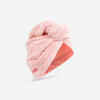 Μαλακή πετσέτα μαλλιών από μικροΐνες - Ανοιχτό Ροζ