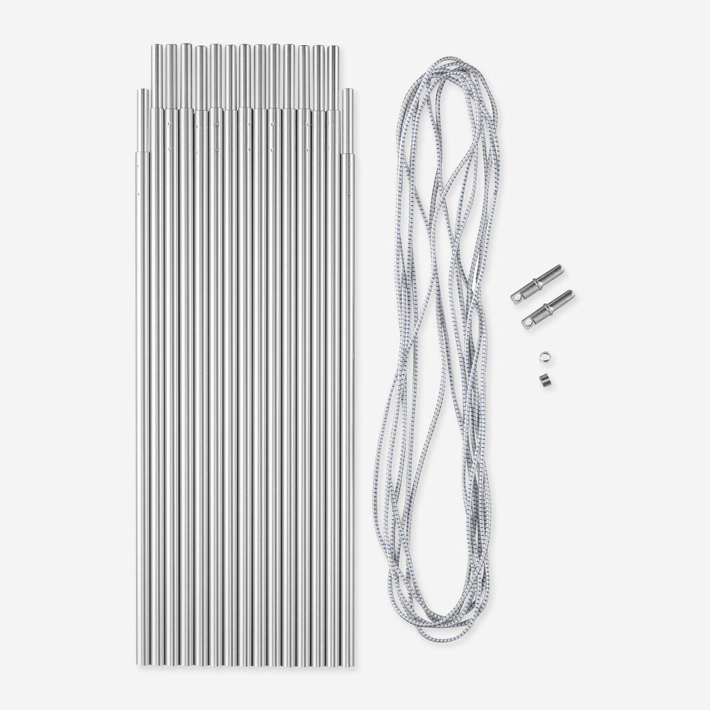 Aliuminio 4,5 m lankų rinkinys, Ø 8,5 mm 14 x 32,5 cm sekcijų