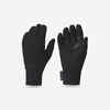 GUANTES POLAR SENDERISMO NIÑOS SH500 NEGRO