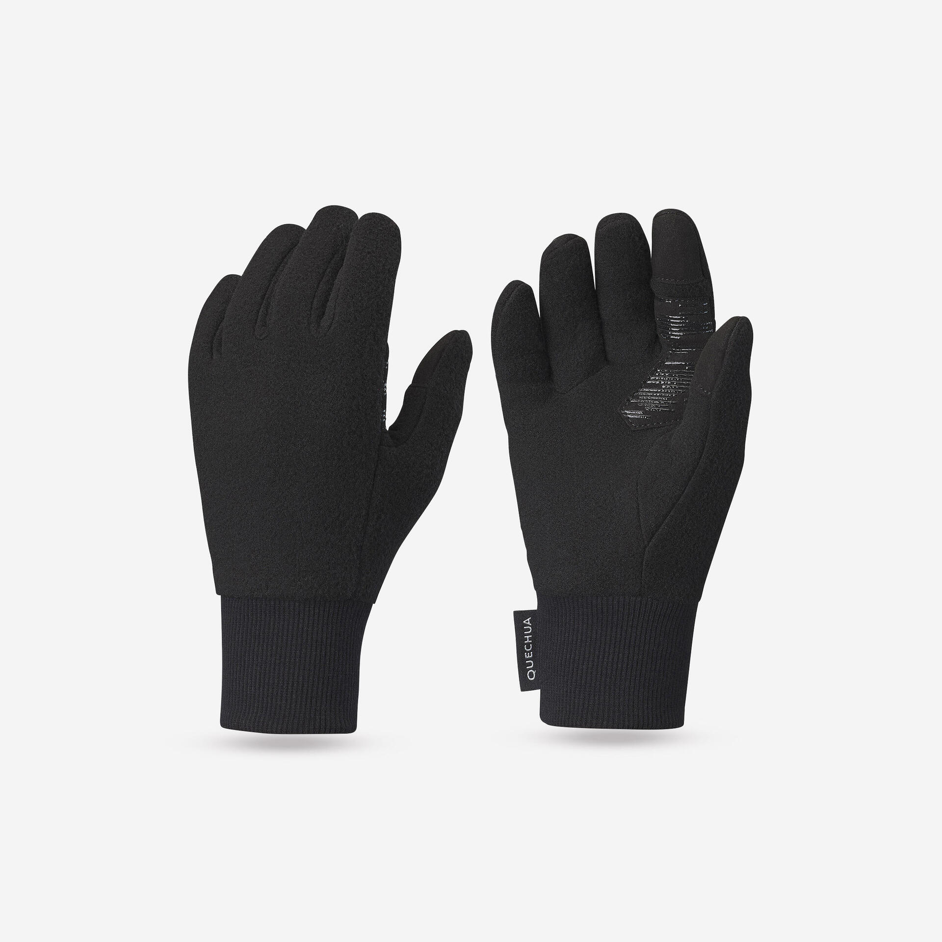 Kids' Snow Hiking Winter Gloves 100 Black