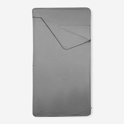 Schlafsack-Inlett Basic Polyester - grau