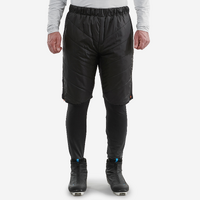 Short chaud de ski de fond noir XC S SHORT 500 - homme