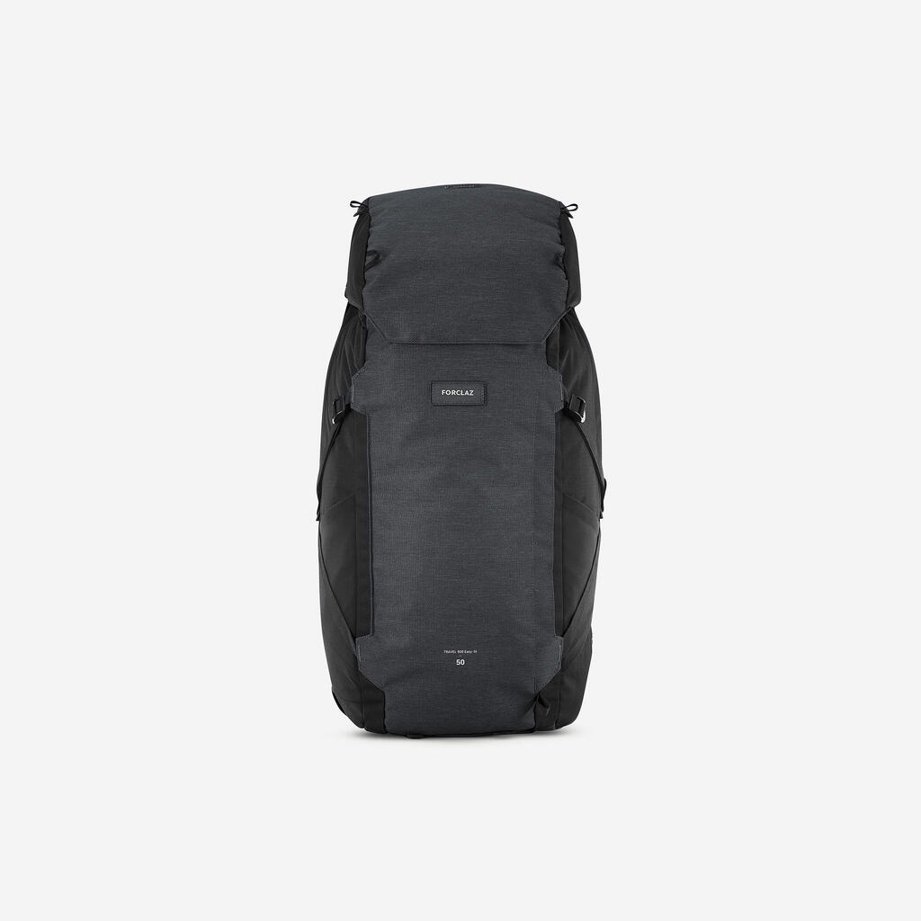 Men’s travel and trekking backpack with suitcase opening 50 + 6 L - Travel 900