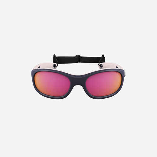 
      Hiking sunglasses - MH K500 - Children’s age 4-6 - category 4 pink blue
  