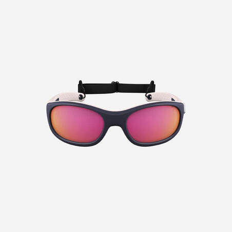 Solglasögon för vandring kategori 4 – MH K500 – junior 4-6 år rosa/blå