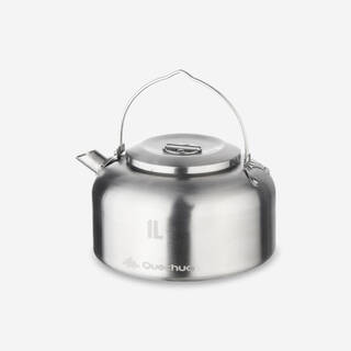 1 L Stainless Steel Kettle 500 for camping, bivouacking and hiking.