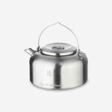 MH500 Hikers' camping kettle in stainless steel 1 litre