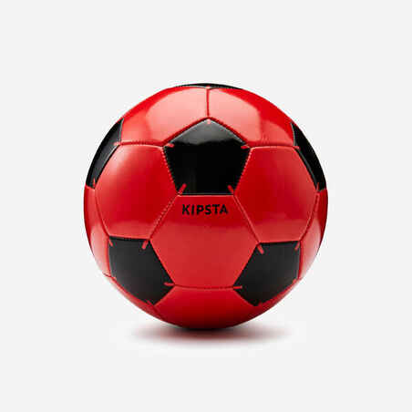 Ballon de football First Kick taille 4 (enfants entre 9 à 12 ans) rouge