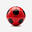 Balón de fútbol First Kick talla 4 (niños de entre 9 a 12 años) rojo 