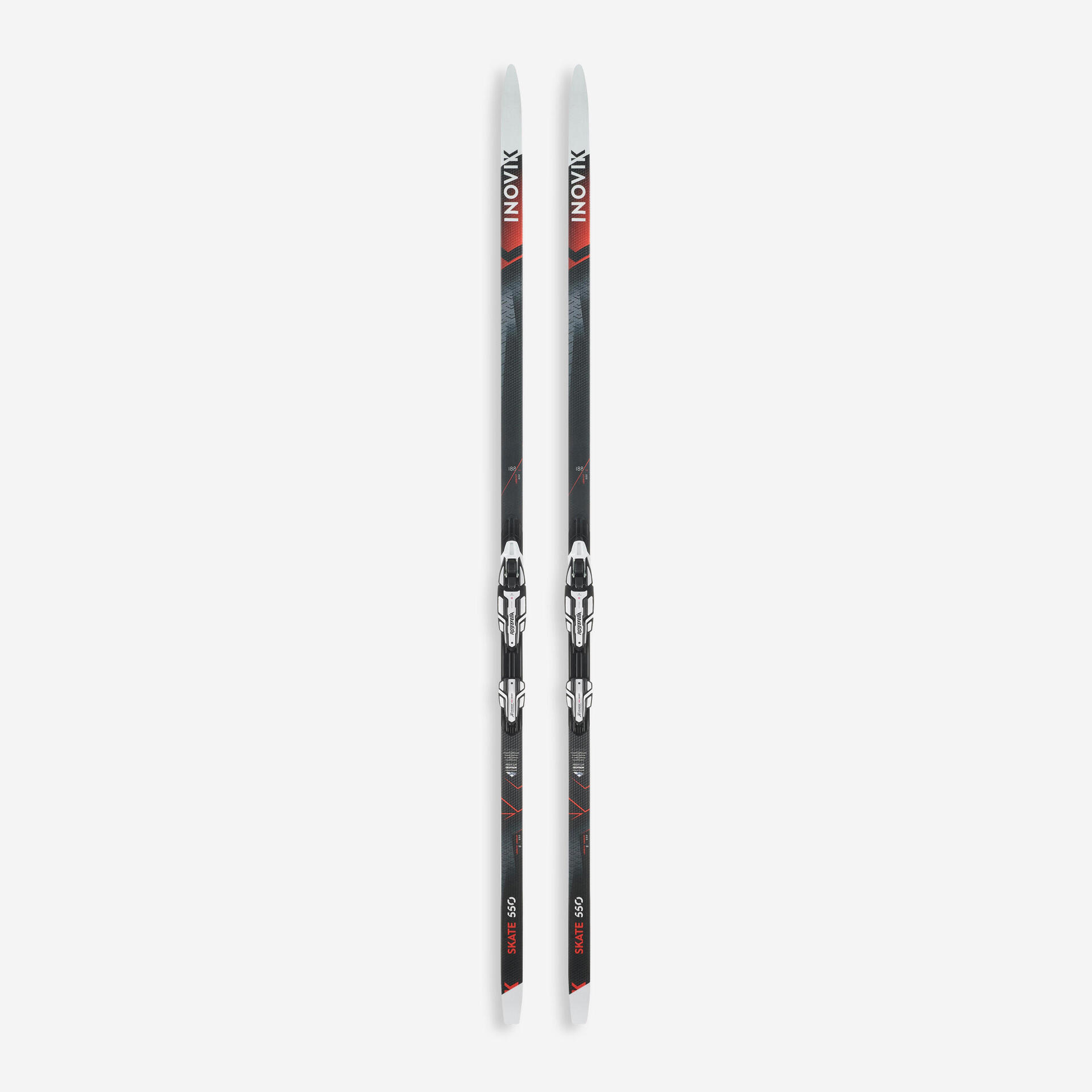 Ski de fond skating 550 cambre medium adulte +fixation rottefella xcelerator pro - Mobilité urbaine et outdoor - Sports d'hiver - INOVIK-Decathlon PRO