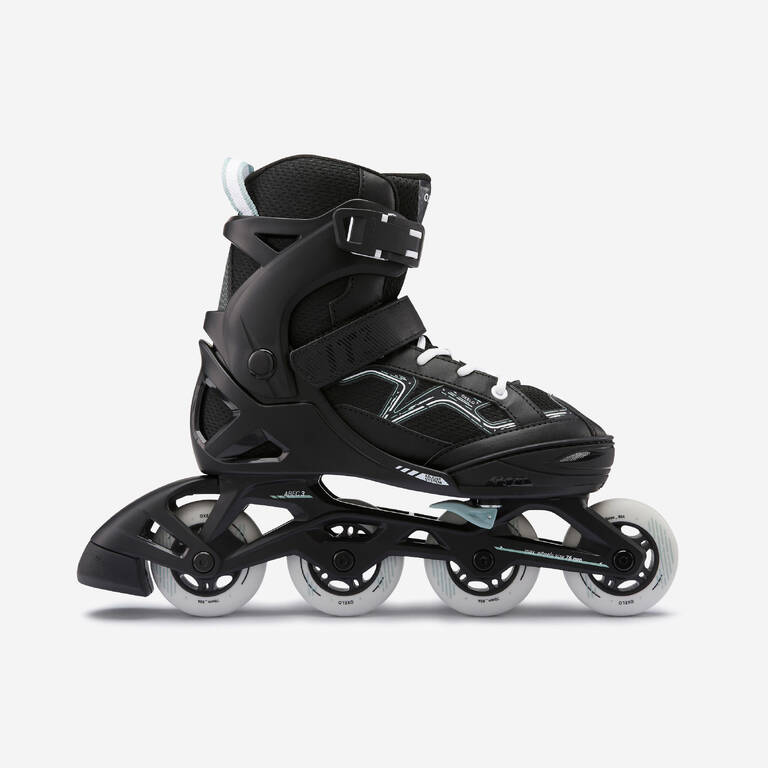 Kids Skating Shoes Inline Fit 3 Black
