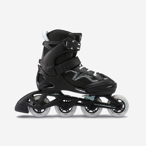 Image 347: Kids' Inline Fitness Skate Fit3 - Black/Khaki