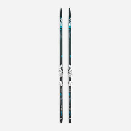 
      Classic Cross-country 550 skis with skins - HARD Camber +XCELERATOR PRO bindings
  