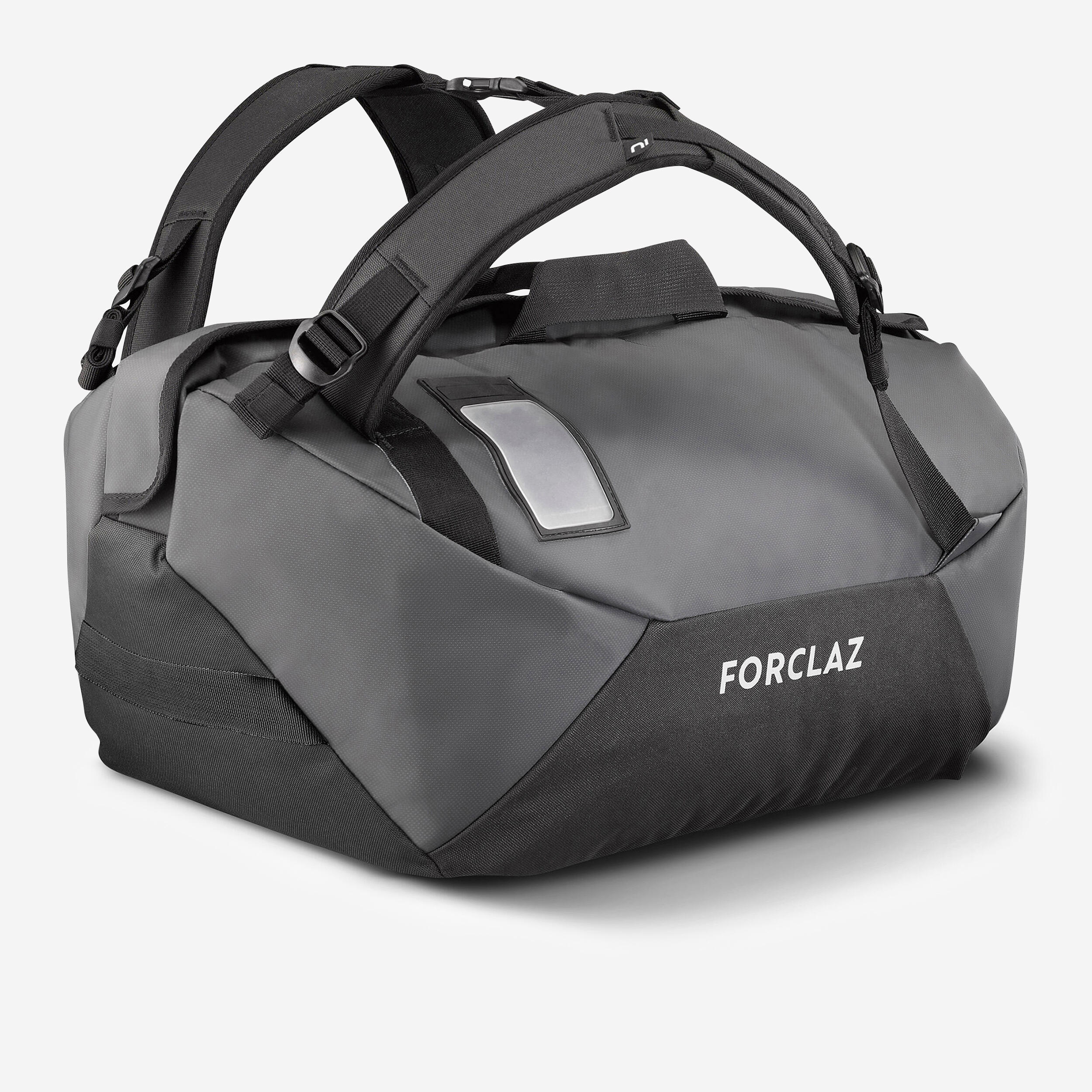 FORCLAZ Prepravná taška Duffel 100 Basic 50 l šedá