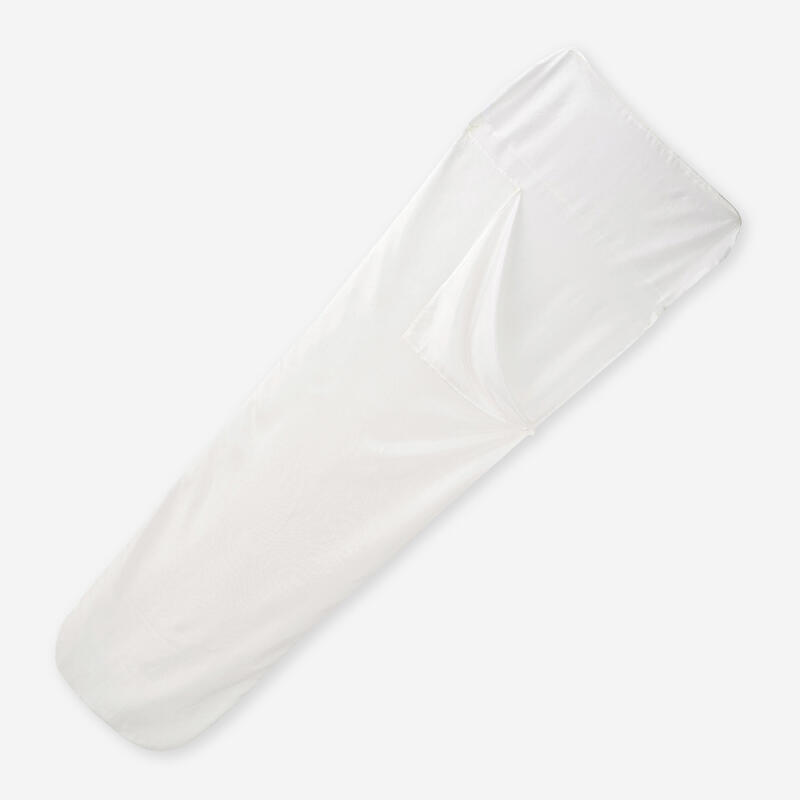 Lençol de Saco-cama de Trekking de Seda MT500 Branco