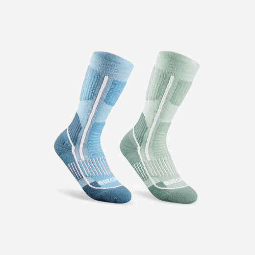 
      Kids’ hiking socks - SH500 MOUNTAIN MID - x2 Pairs
  