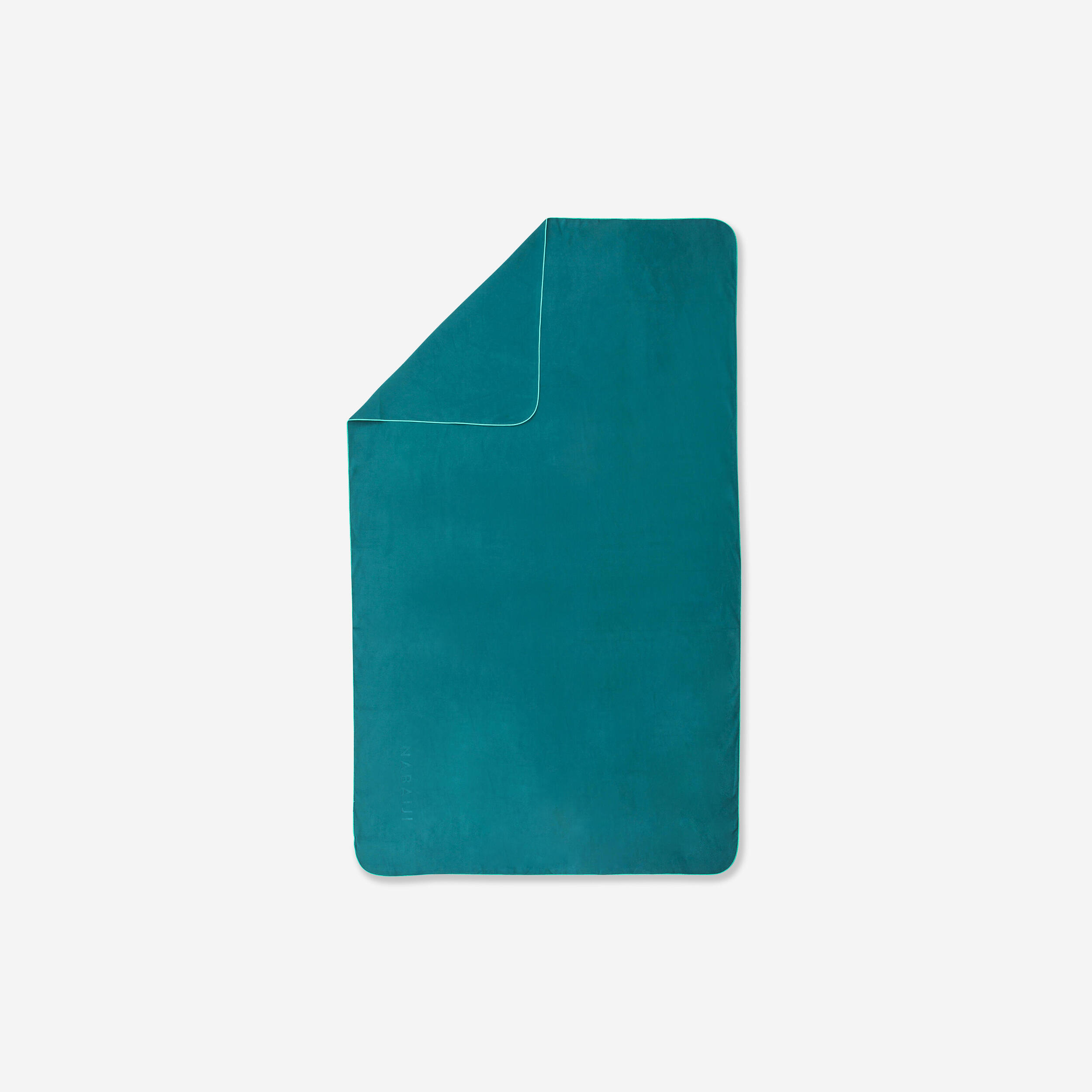Swimming Microfibre Towel Size L 80 x 130 cm - Green 1/4